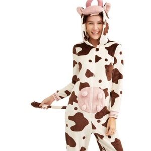 Secret Treasures Jammie’s for women. Cow Union suit size large.